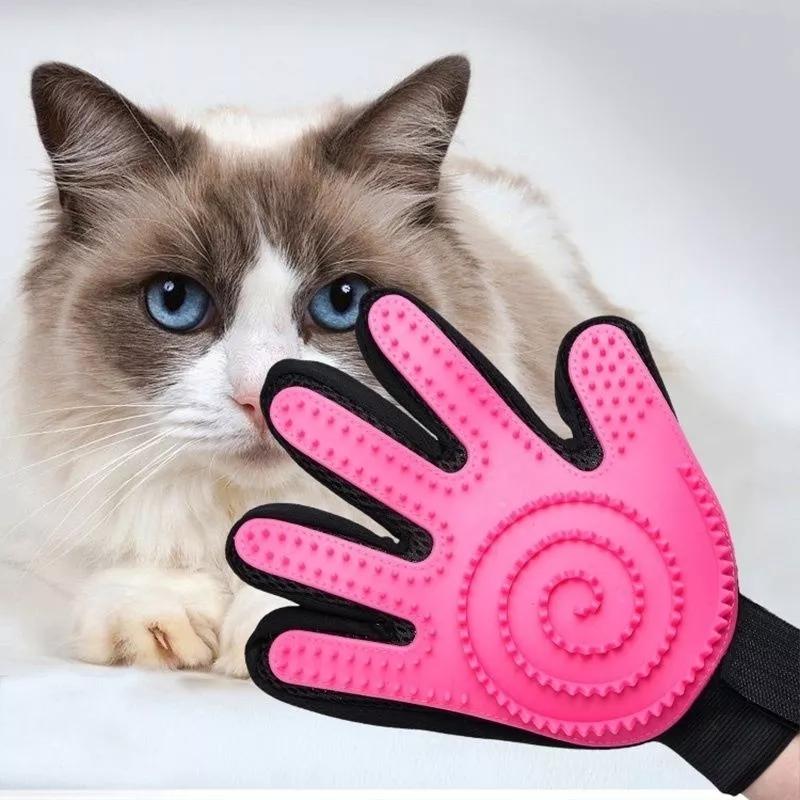 Pet Grooming Dog Deshedding Glove Efficient Cat Brush Pet Hair Remover