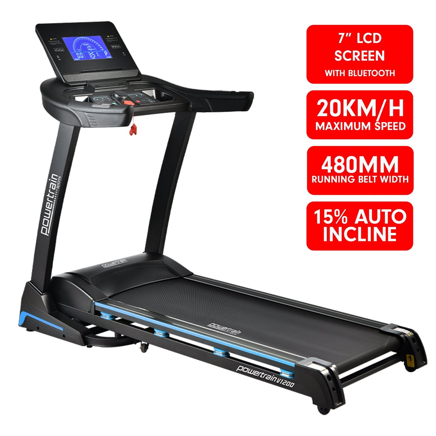 NNEDPE V1200 Treadmill with Shock-Absorbing System-1