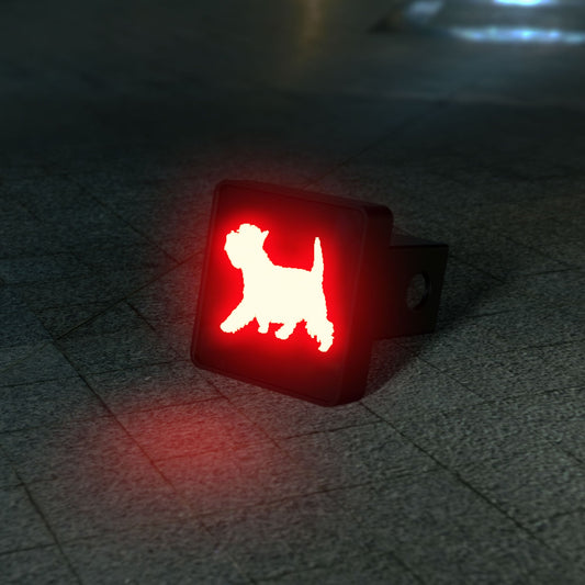 Westie - West Highland Terrier LED Brake Hitch Cover