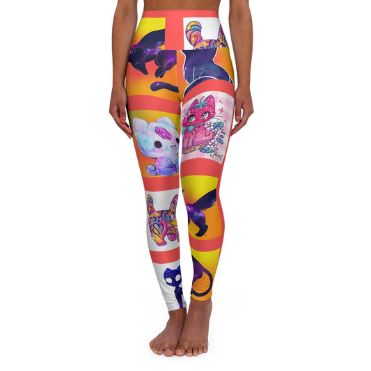 High Waisted Yoga Leggings - Raee-Industries