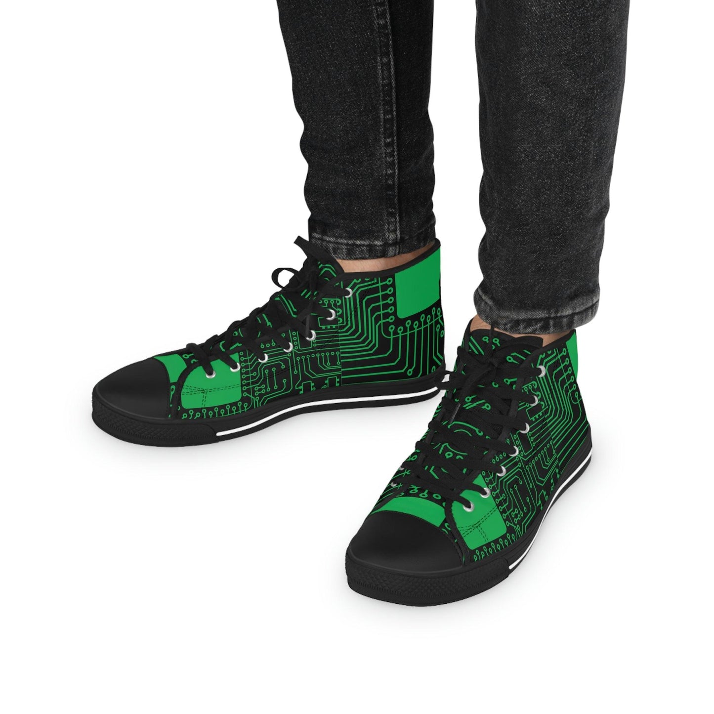 Men's High Top Sneakers - Raee-Industries