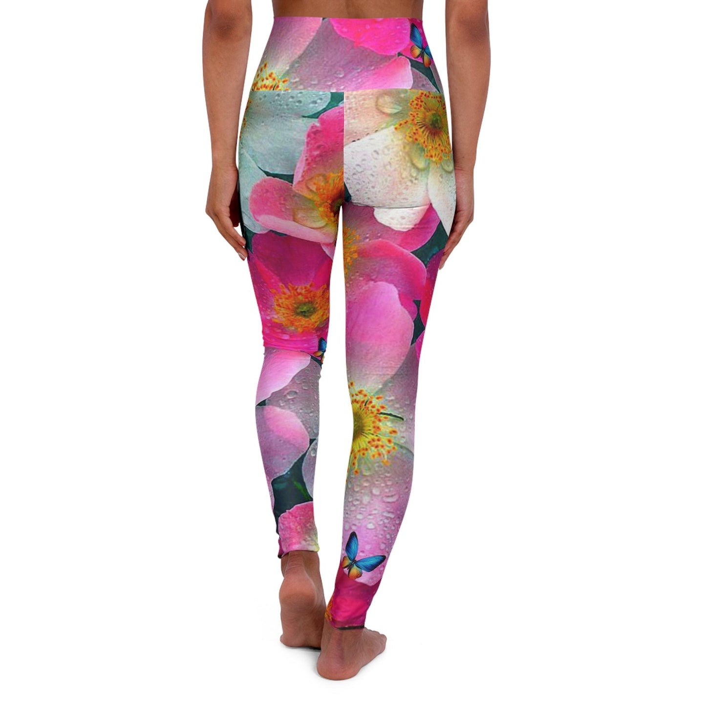 High Waisted Yoga Leggings - Raee-Industries