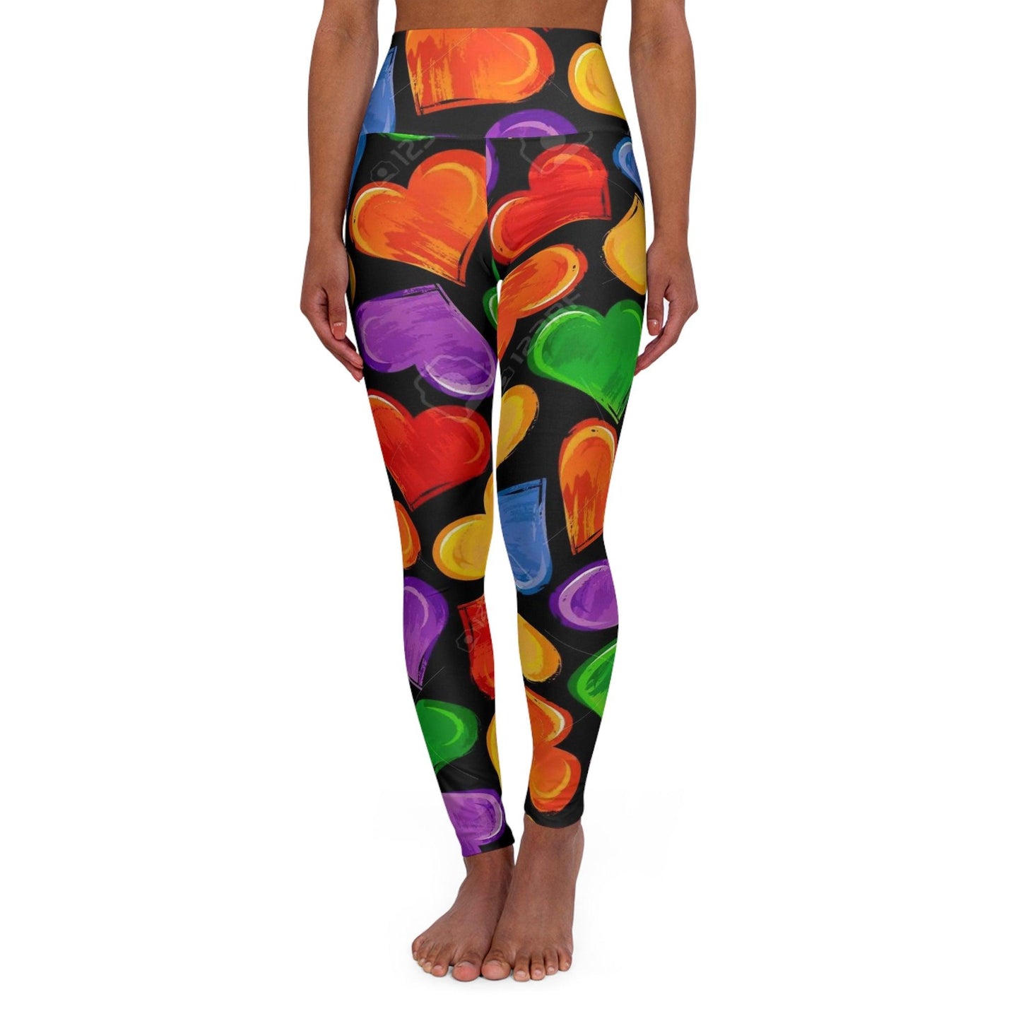 High Waisted Yoga Leggings - Raee-Industries