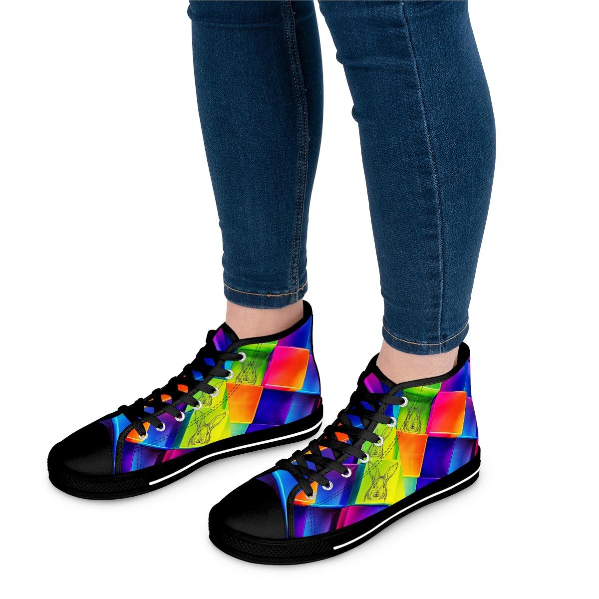 Women's High Top Sneakers - Raee-Industries