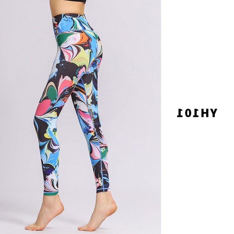 Tie-dye printed yoga pants - Raee-Industries