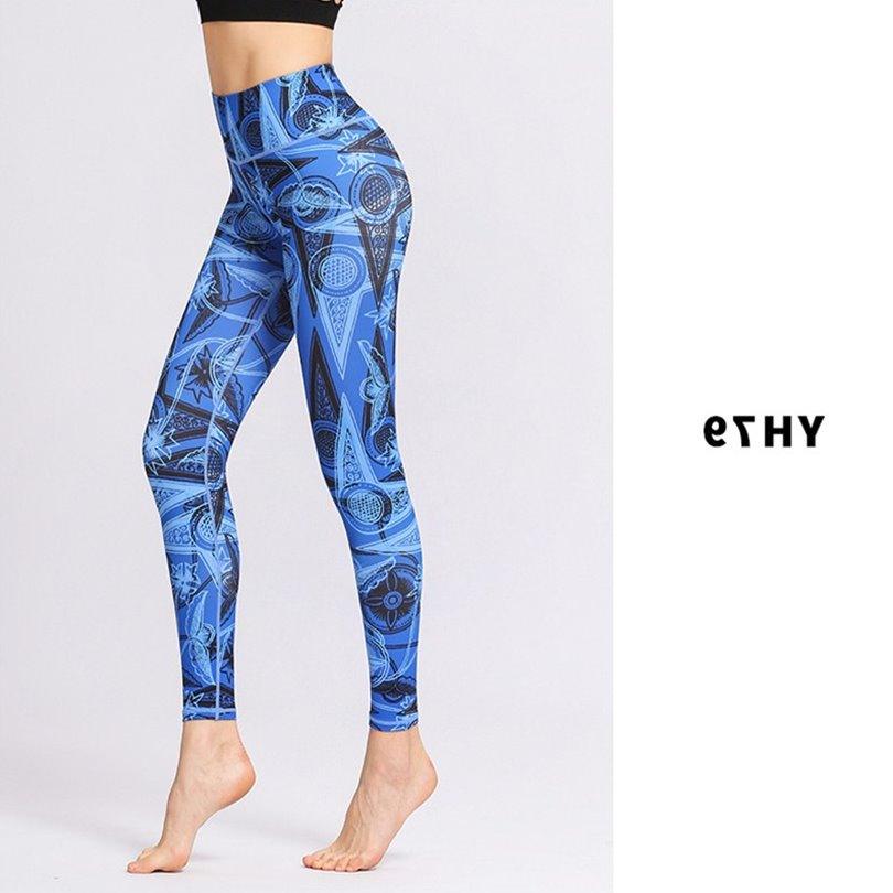 Tie-dye printed yoga pants - Raee-Industries