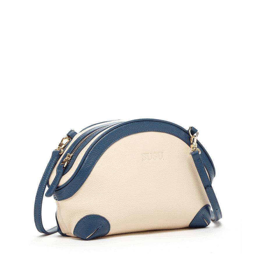 Coco Ivory Leather Crossbody Bag - Raee-Industries