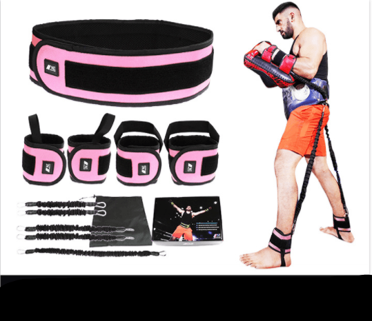 Leg Squat Boxing Combat Training Resistance Bands Fitness Combat Fighting Resistance Force Agility Workout Exercise Equipment - Raee-Industries