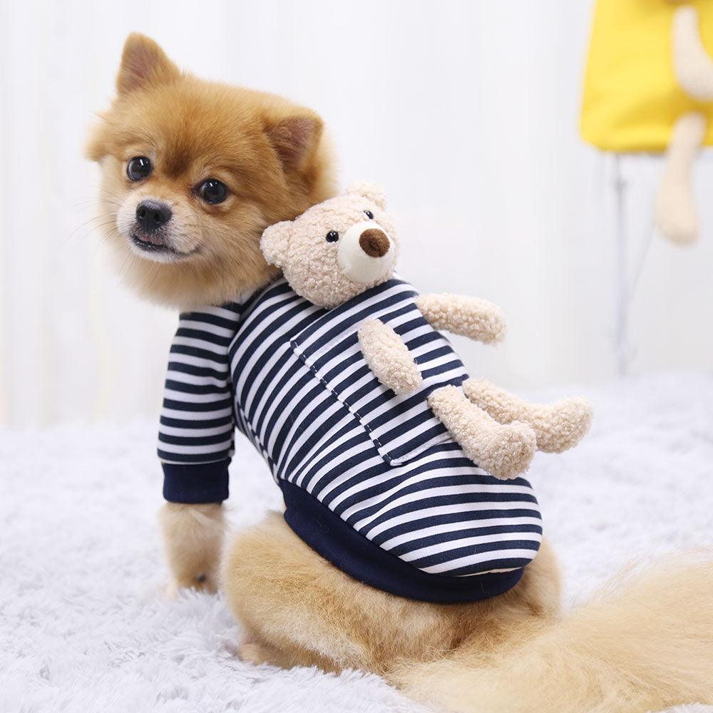 Cat Dog Pet Clothes for Small Dog Cute Sweater Spring Cat Cute Teddy Bear - Raee-Industries