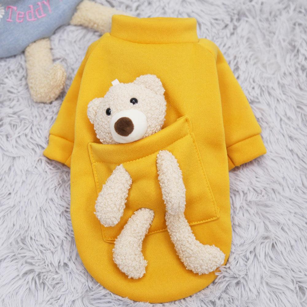 Cat Dog Pet Clothes for Small Dog Cute Sweater Spring Cat Cute Teddy Bear - Raee-Industries