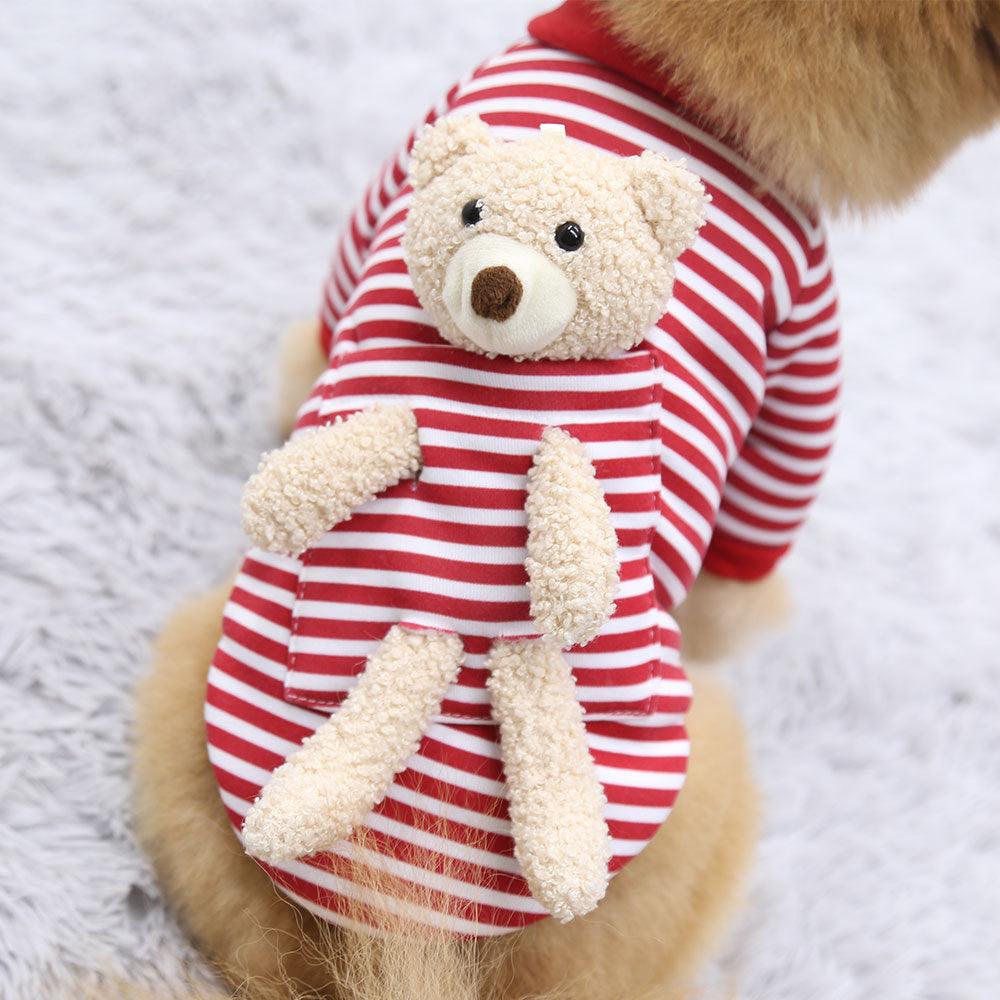 Cat Dog Pet Clothes for Small Dog Cute Sweater Spring Cat Cute Teddy Bear - Raee-Industries