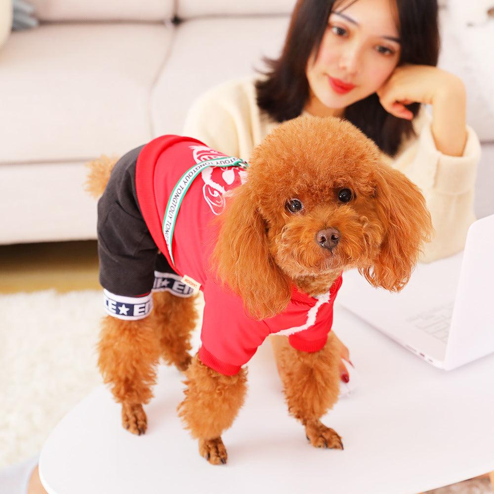 Small Dog Bichon Winter Pet Winter Clothes Four-Legged Warm - Raee-Industries