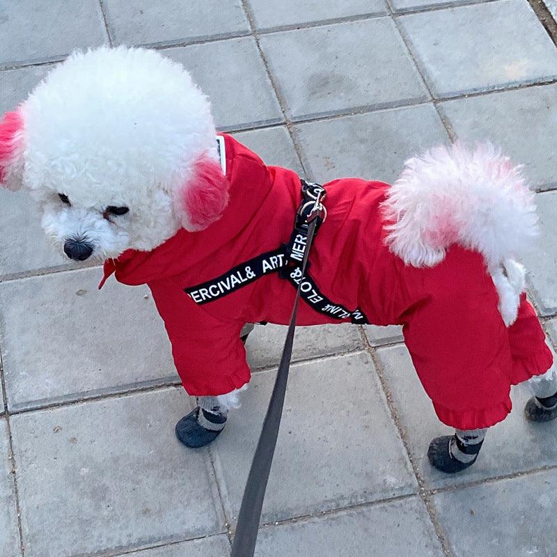 Small Dog Bichon Winter Pet Winter Clothes Four-Legged Warm - Raee-Industries