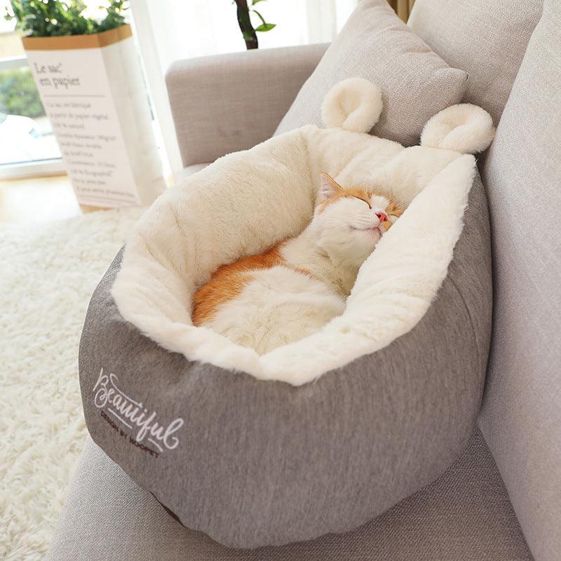 Pet Dog Bed Warming Soft Sleeping Bag Cushion Puppy Kennel - Raee-Industries