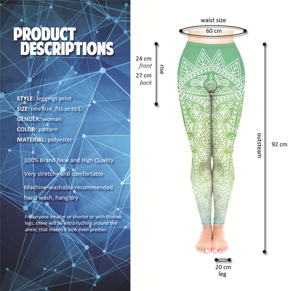 Totem print nine-minute pants - Raee-Industries