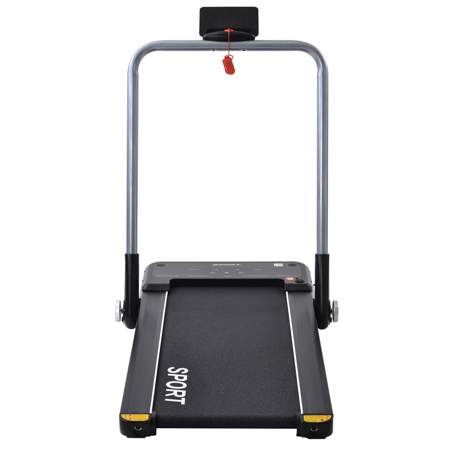 2.5HP Horizontally Foldable Electric Treadmill Motorized Running Machine ,Silver (Expected Arrival Time:4.30)