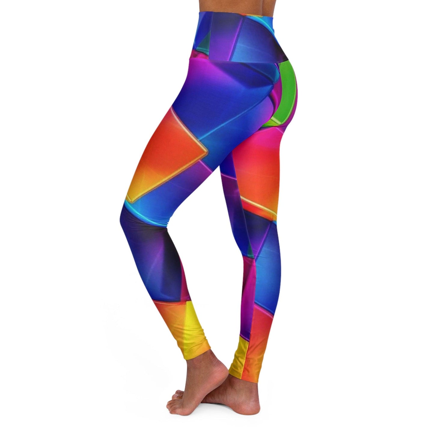 High Waisted Yoga Leggings - Raee-Industries