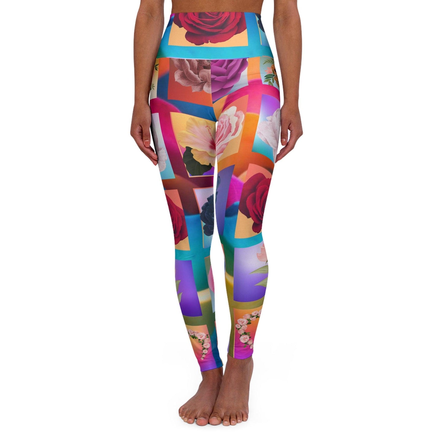 High Waisted Yoga Leggings - Raee-Industries