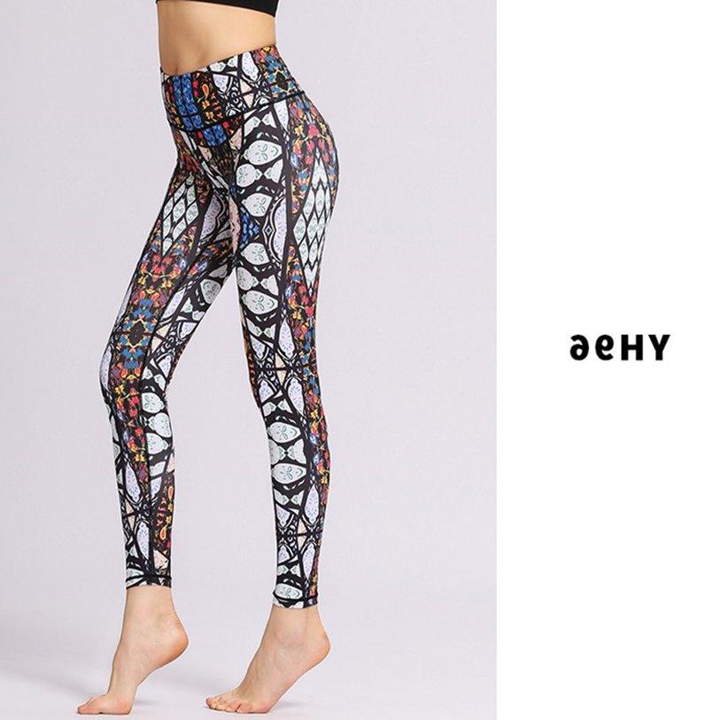 Tie-dye printed yoga pants - Raee-Industries