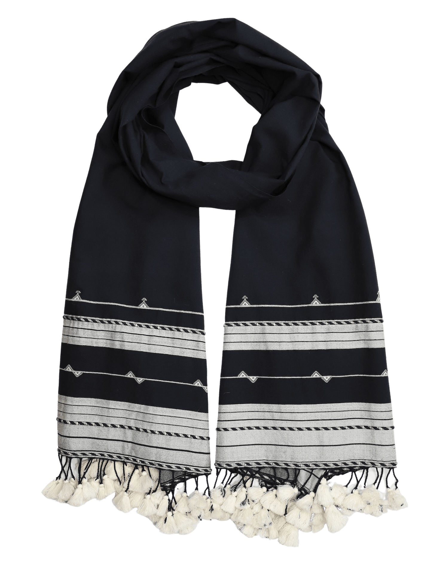 Black Kutch Scarf - Raee-Industries