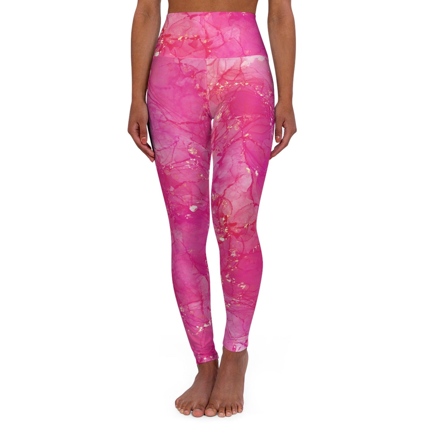 High Waisted Yoga Leggings - Raee-Industries