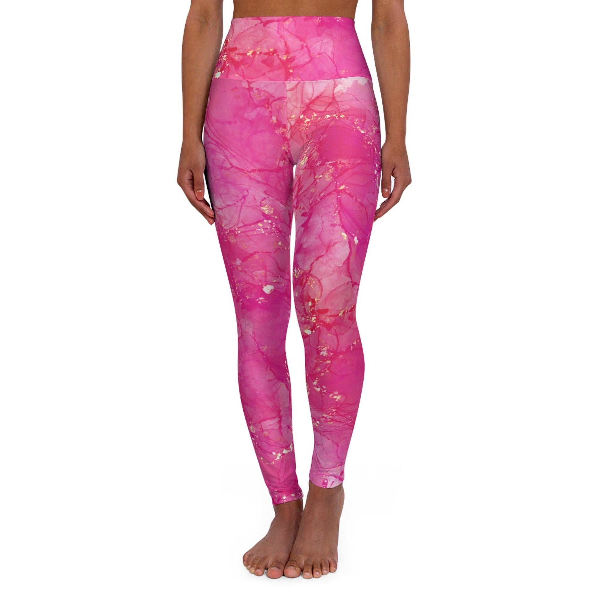 High Waisted Yoga Leggings - Raee-Industries