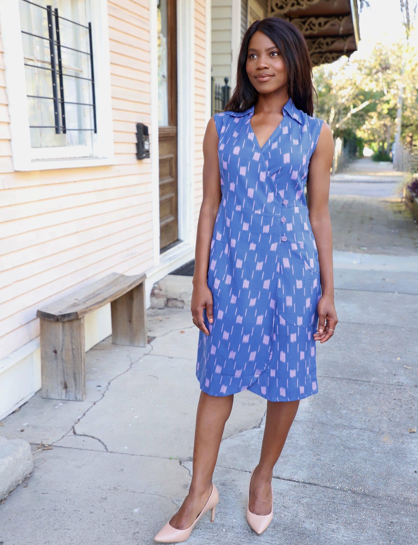 Anchor Away Wrap Dress - Raee-Industries