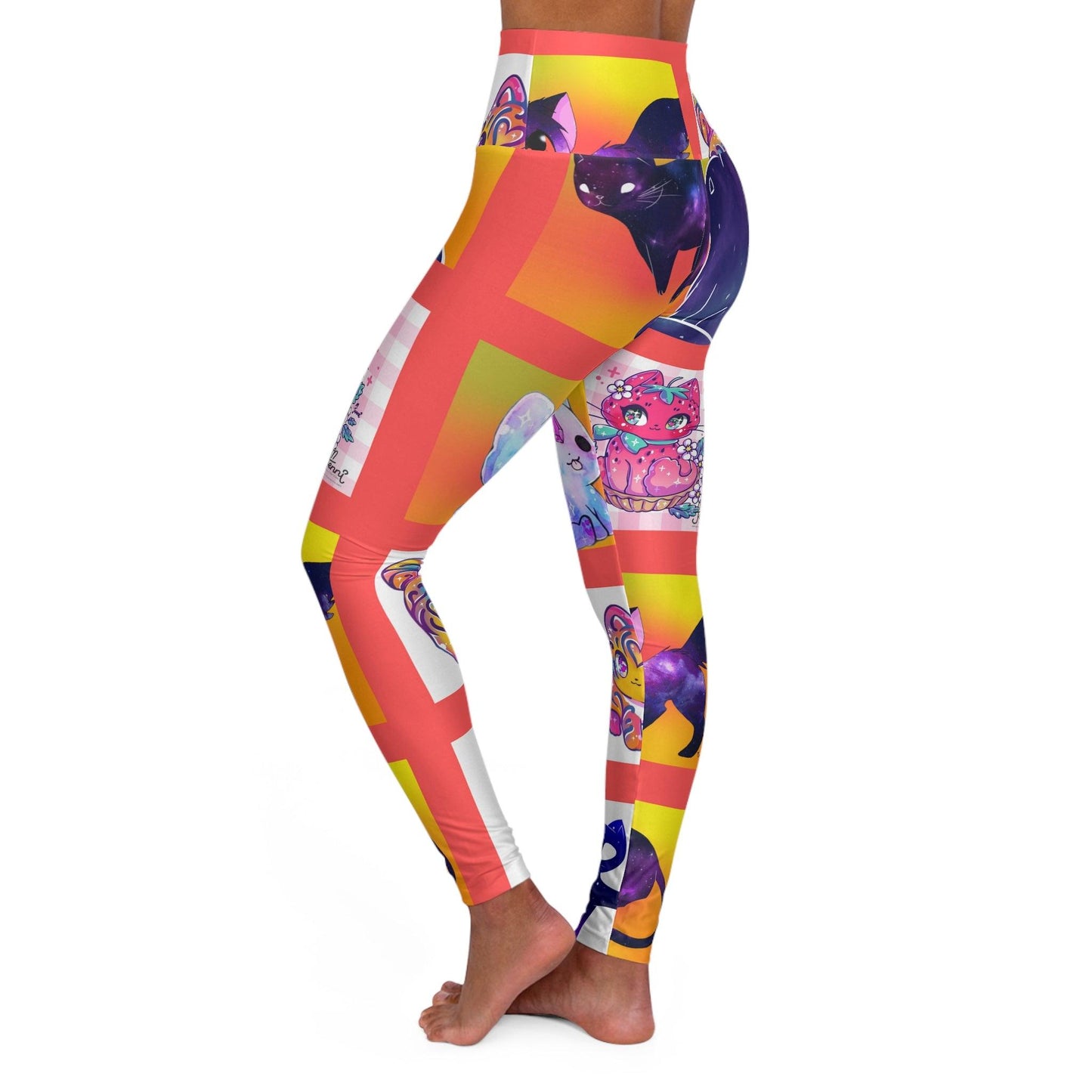 High Waisted Yoga Leggings - Raee-Industries