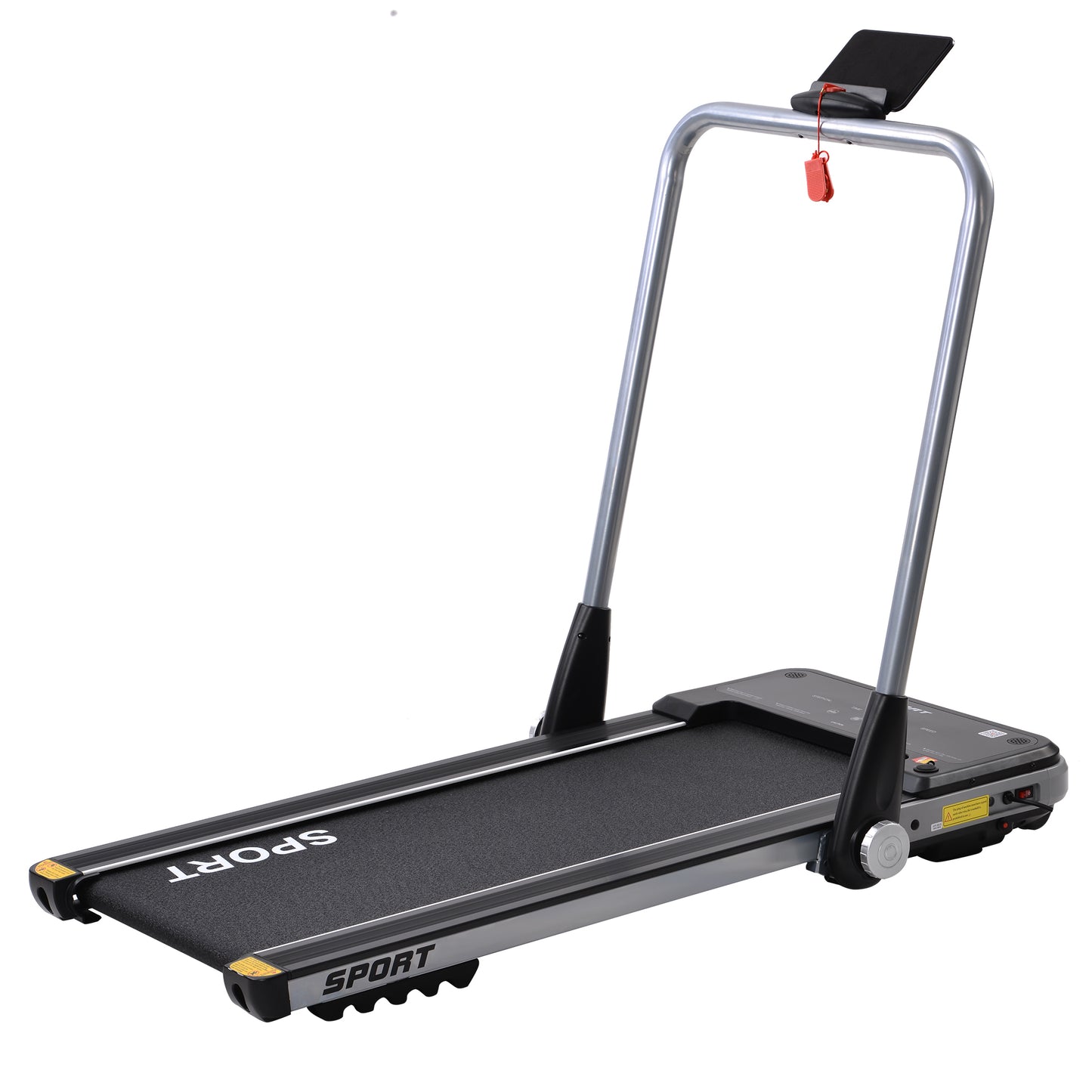 2.5HP Horizontally Foldable Electric Treadmill Motorized Running Machine ,Silver (Expected Arrival Time:4.30)