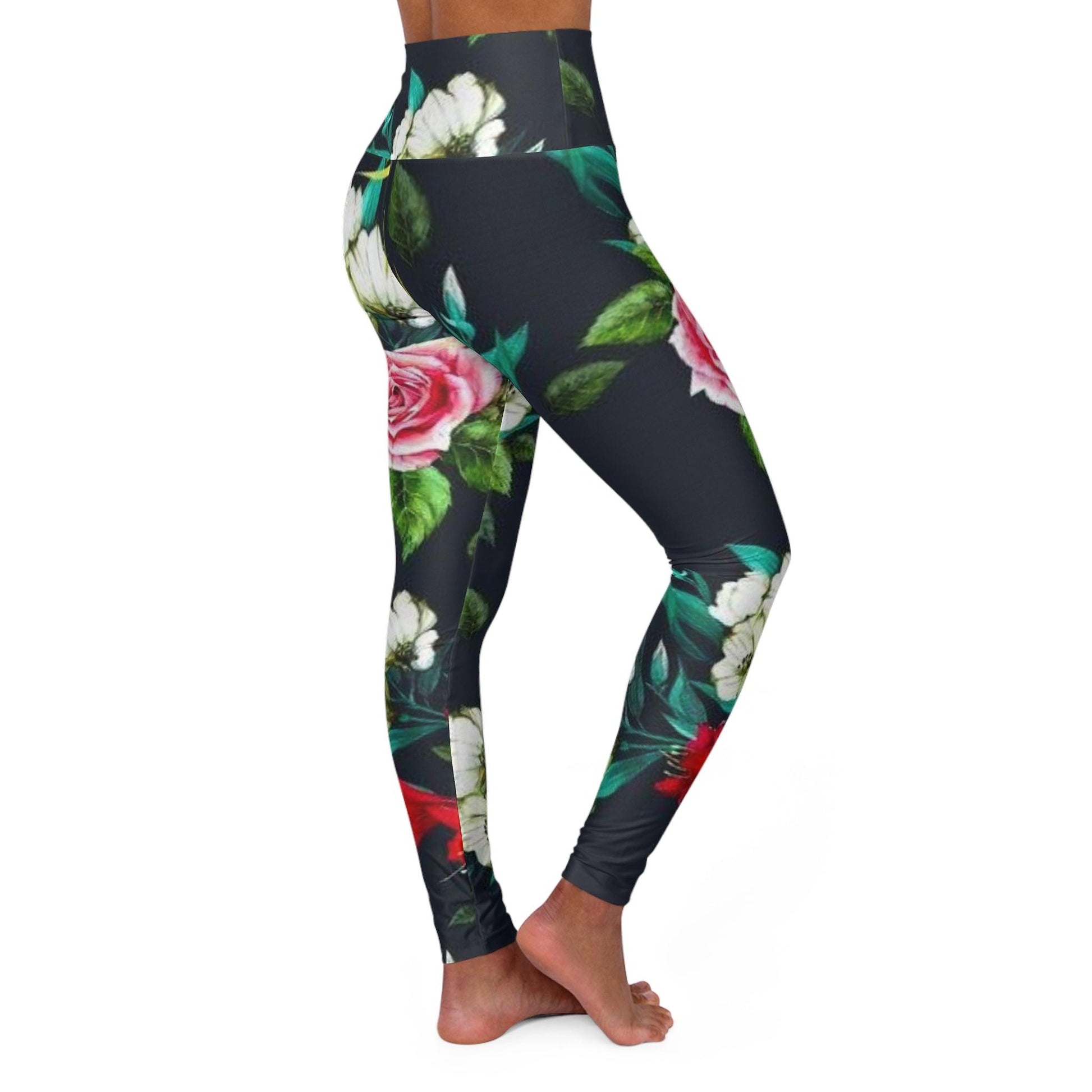 High Waisted Yoga Leggings - Raee-Industries