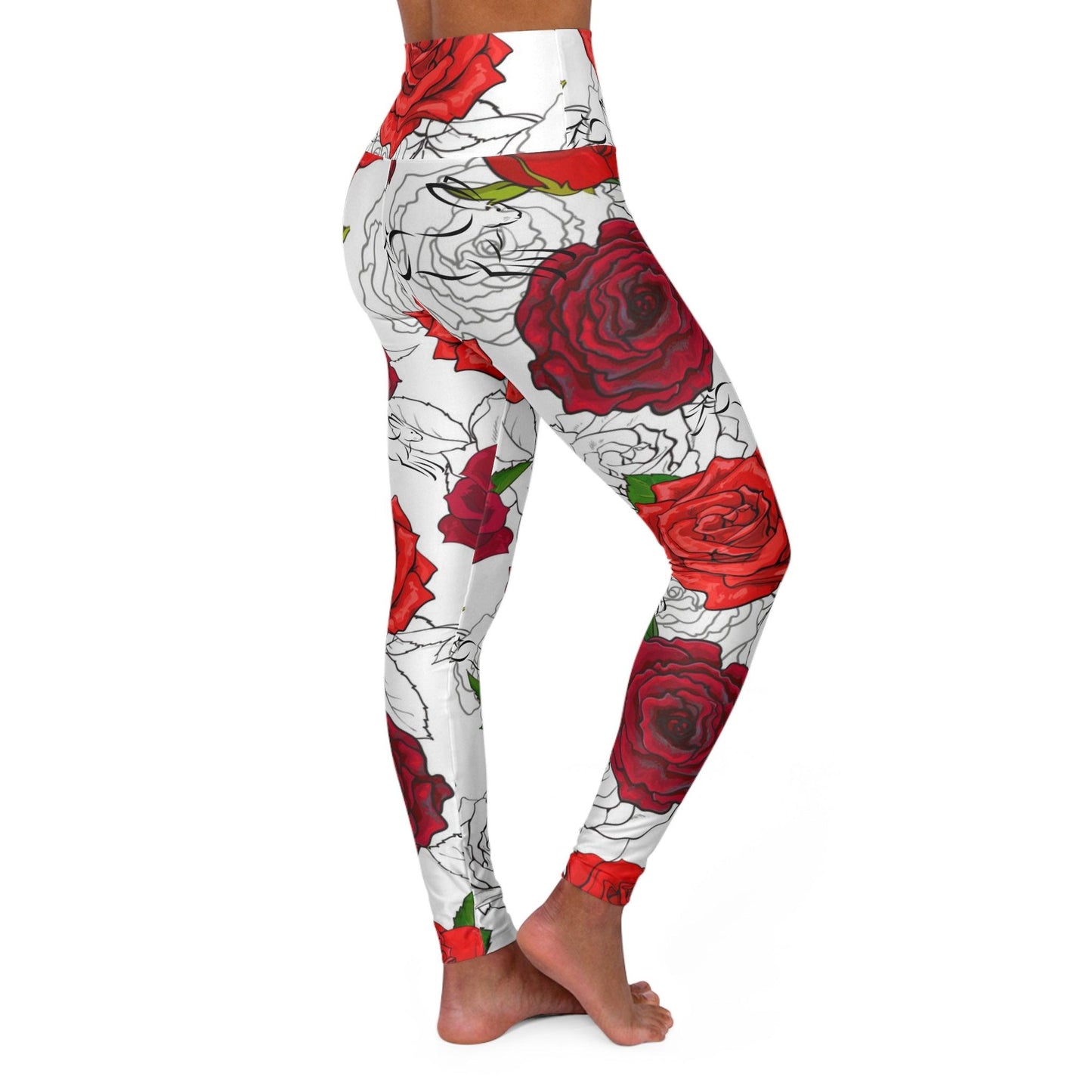 High Waisted Yoga Leggings - Raee-Industries