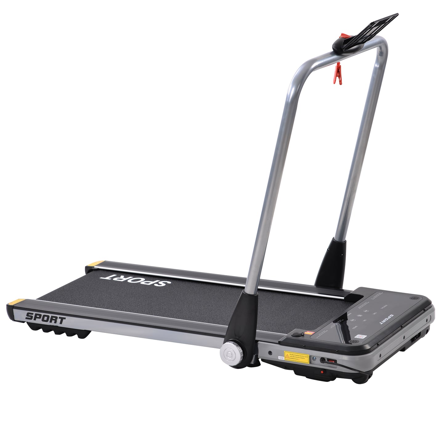 2.5HP Horizontally Foldable Electric Treadmill Motorized Running Machine ,Silver (Expected Arrival Time:4.30)