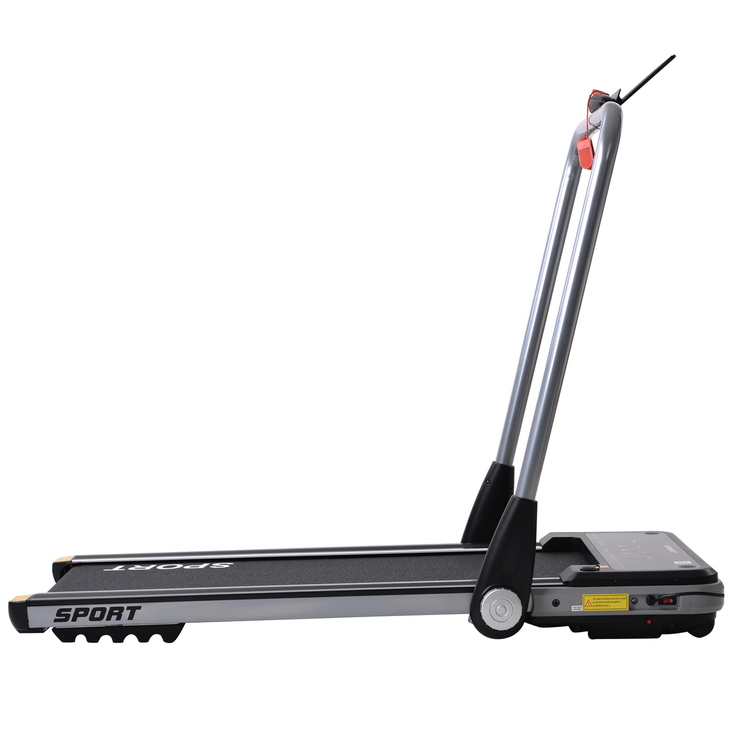 2.5HP Horizontally Foldable Electric Treadmill Motorized Running Machine ,Silver (Expected Arrival Time:4.30)