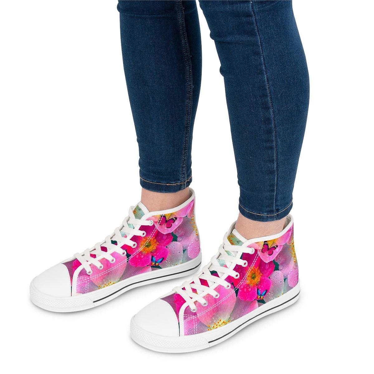 Women's High Top Sneakers - Raee-Industries