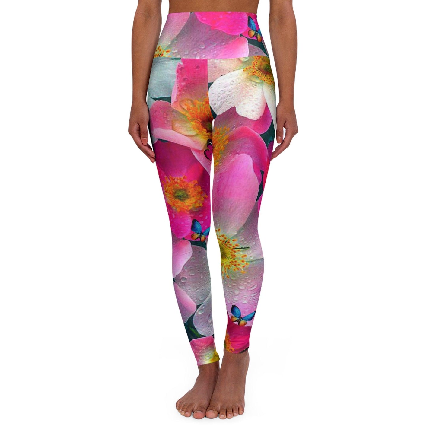 High Waisted Yoga Leggings - Raee-Industries