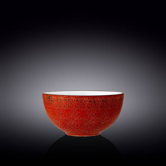 Red Porcelain Deep Bowl 7.5" inch | 57 Fl Oz |