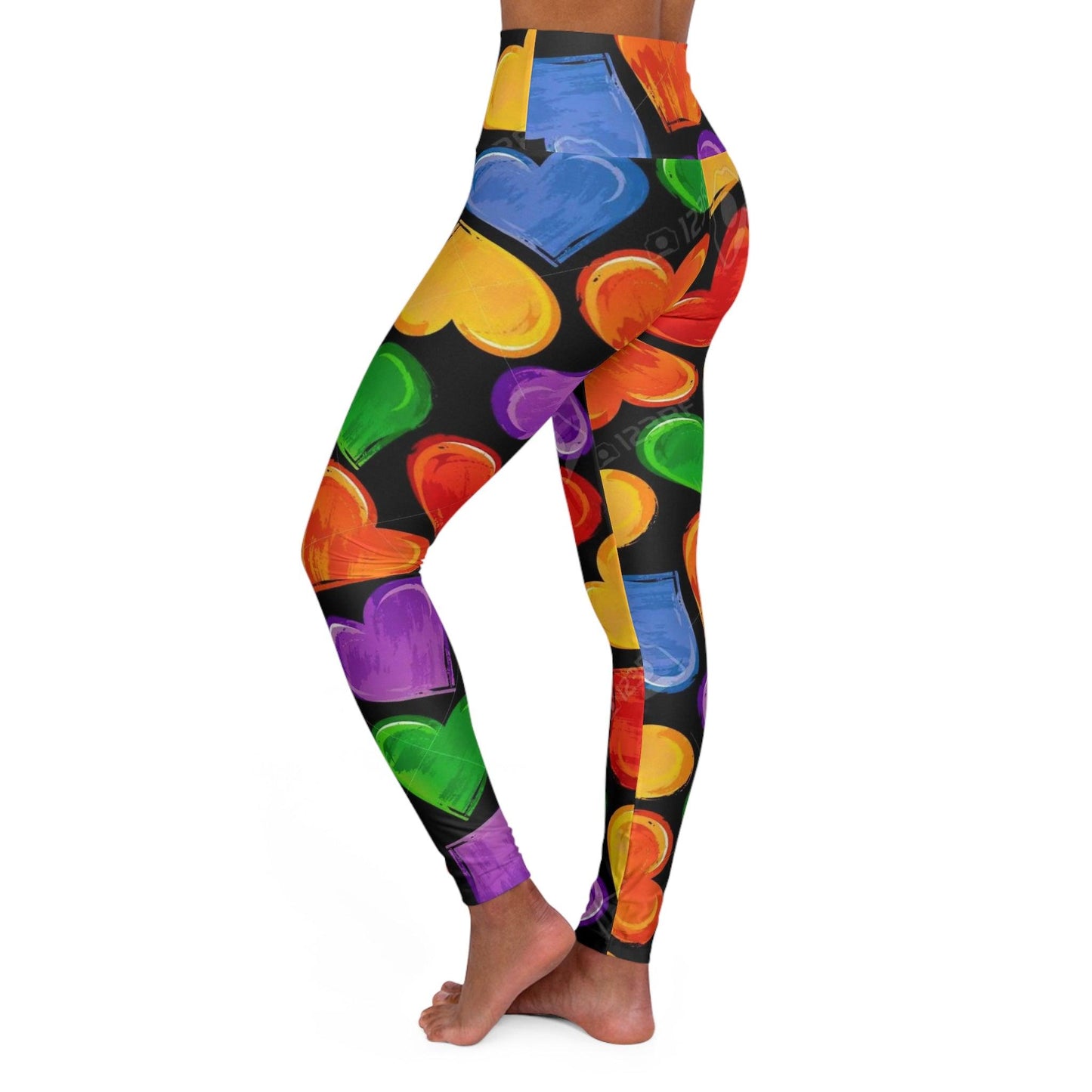 High Waisted Yoga Leggings - Raee-Industries