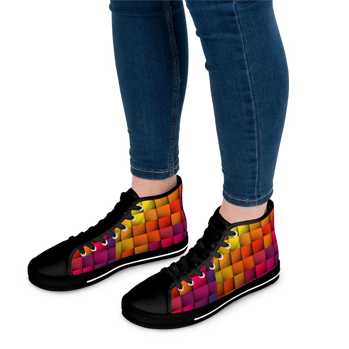 Women's High Top Sneakers - Raee-Industries