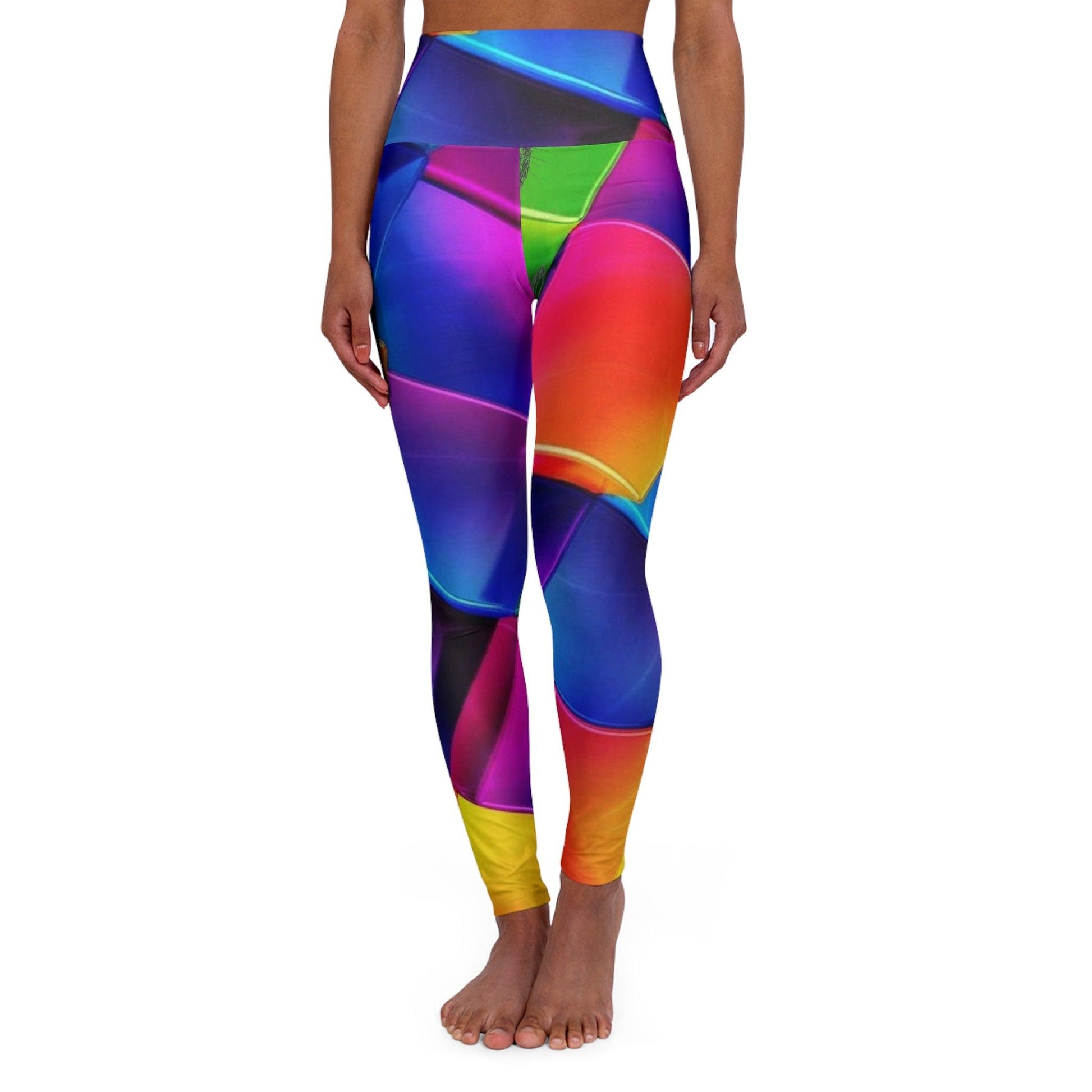 High Waisted Yoga Leggings - Raee-Industries