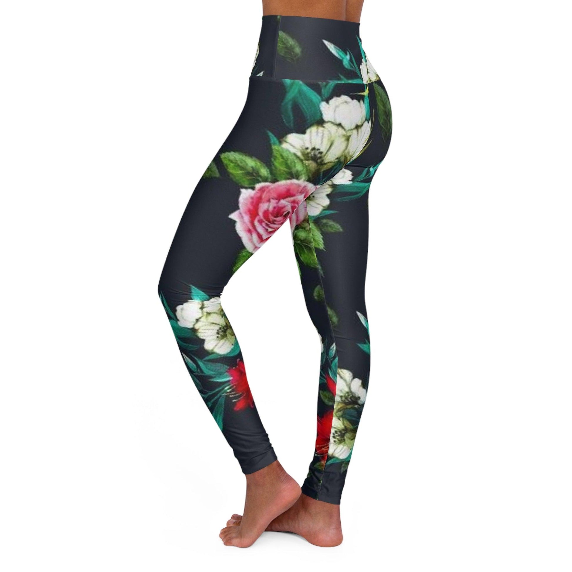 High Waisted Yoga Leggings - Raee-Industries