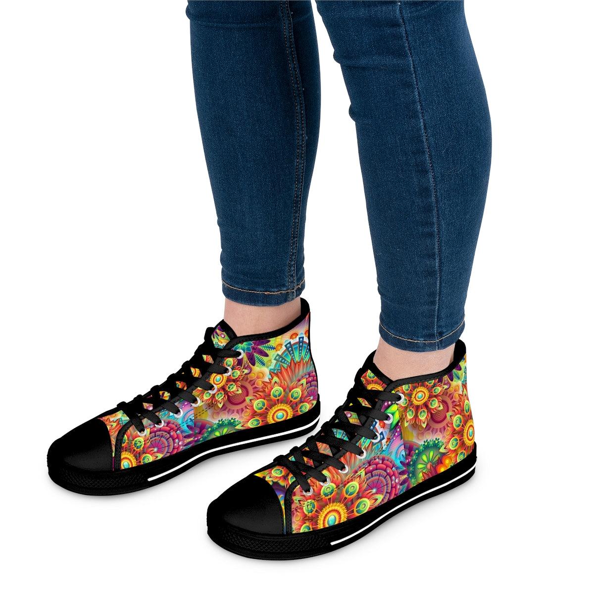 Women's High Top Sneakers - Raee-Industries