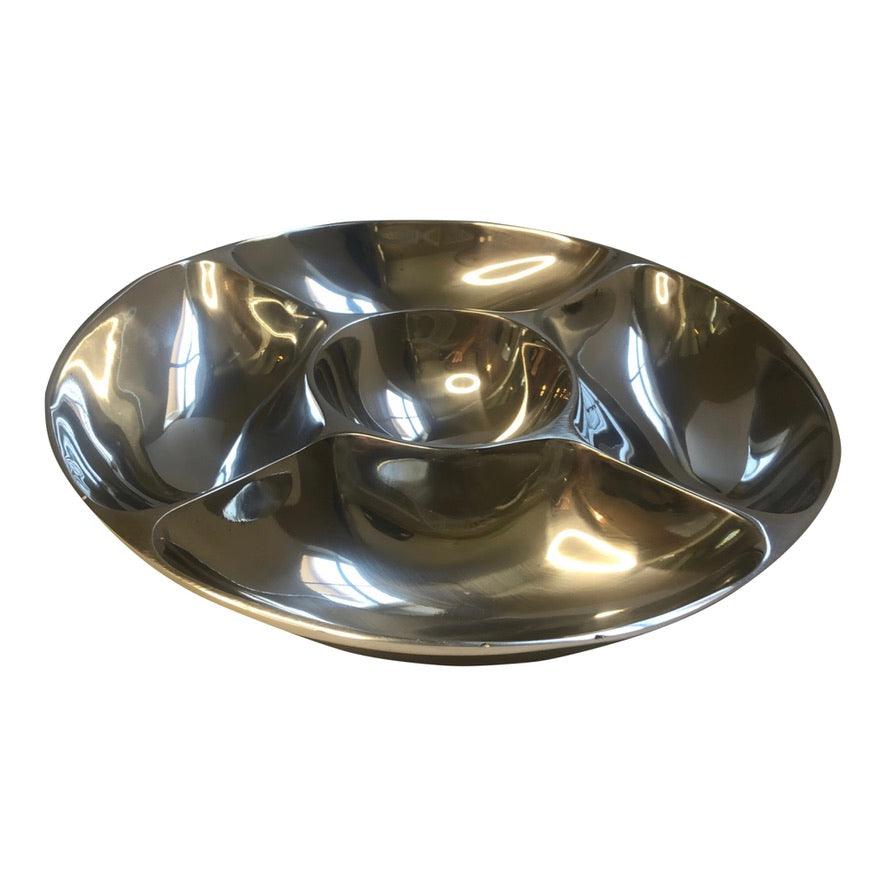 5-Section Snack/Salsa Serving Platter - Raee-Industries