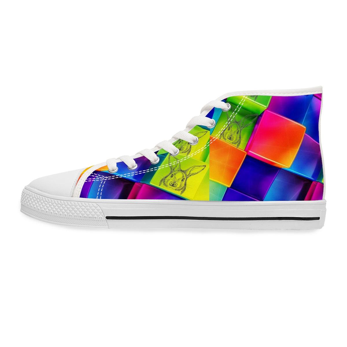 Women's High Top Sneakers - Raee-Industries