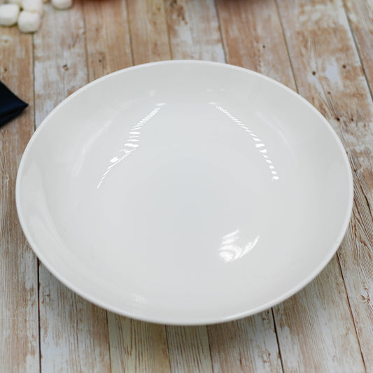 White Round Deep Platter 12" inch | 30.5 Cm