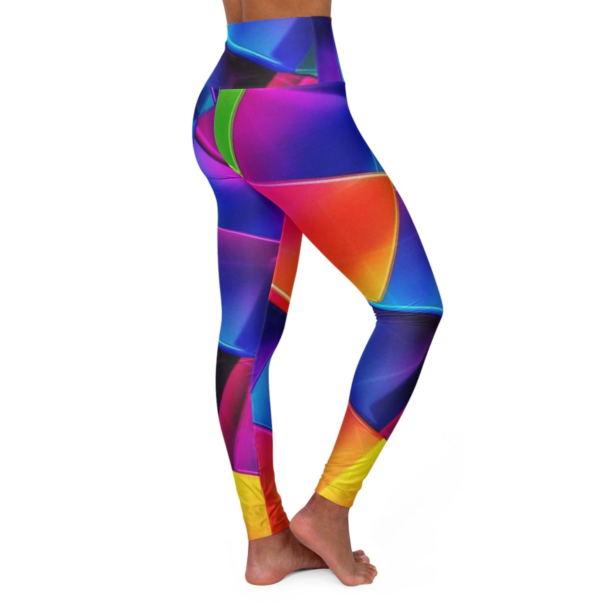 High Waisted Yoga Leggings - Raee-Industries