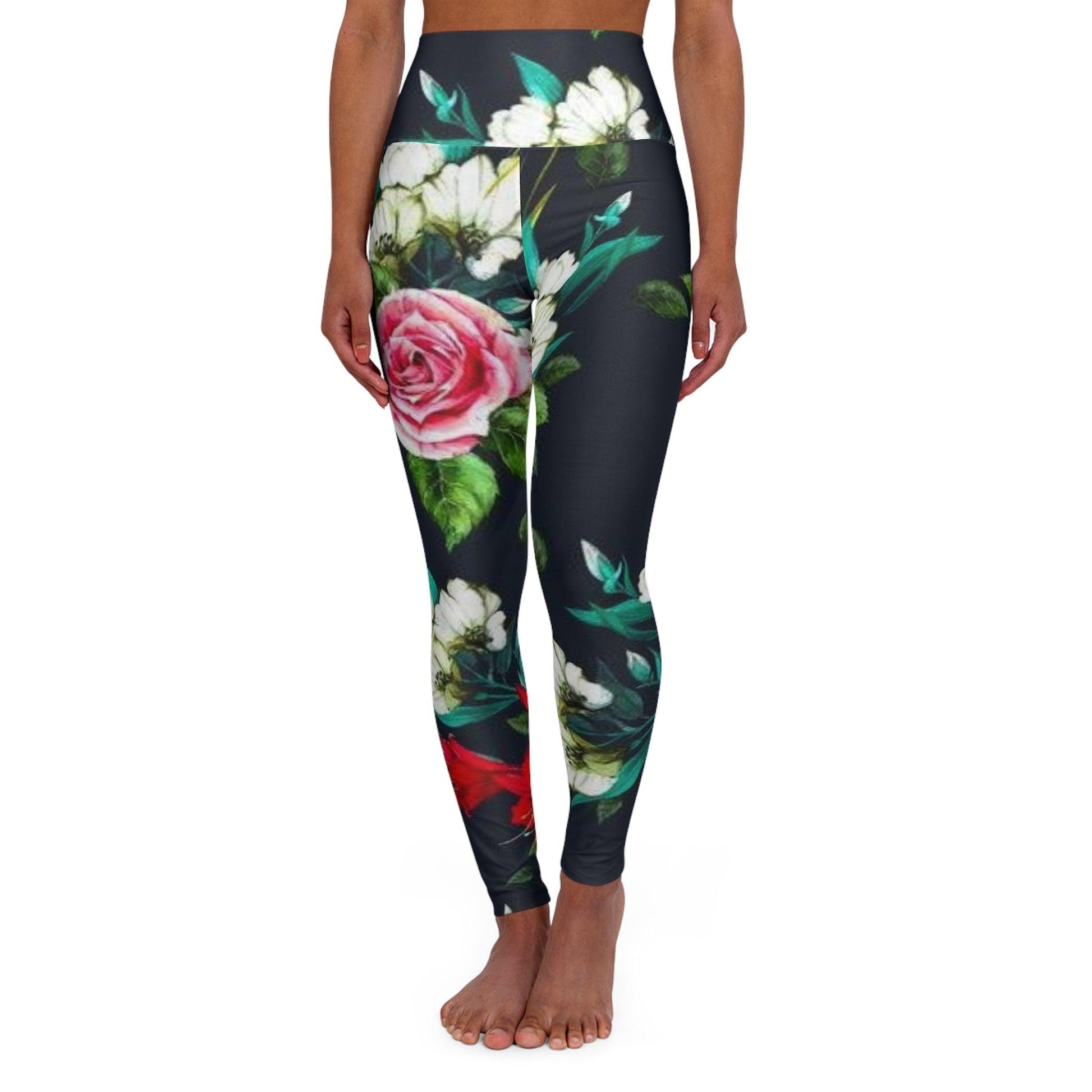 High Waisted Yoga Leggings - Raee-Industries