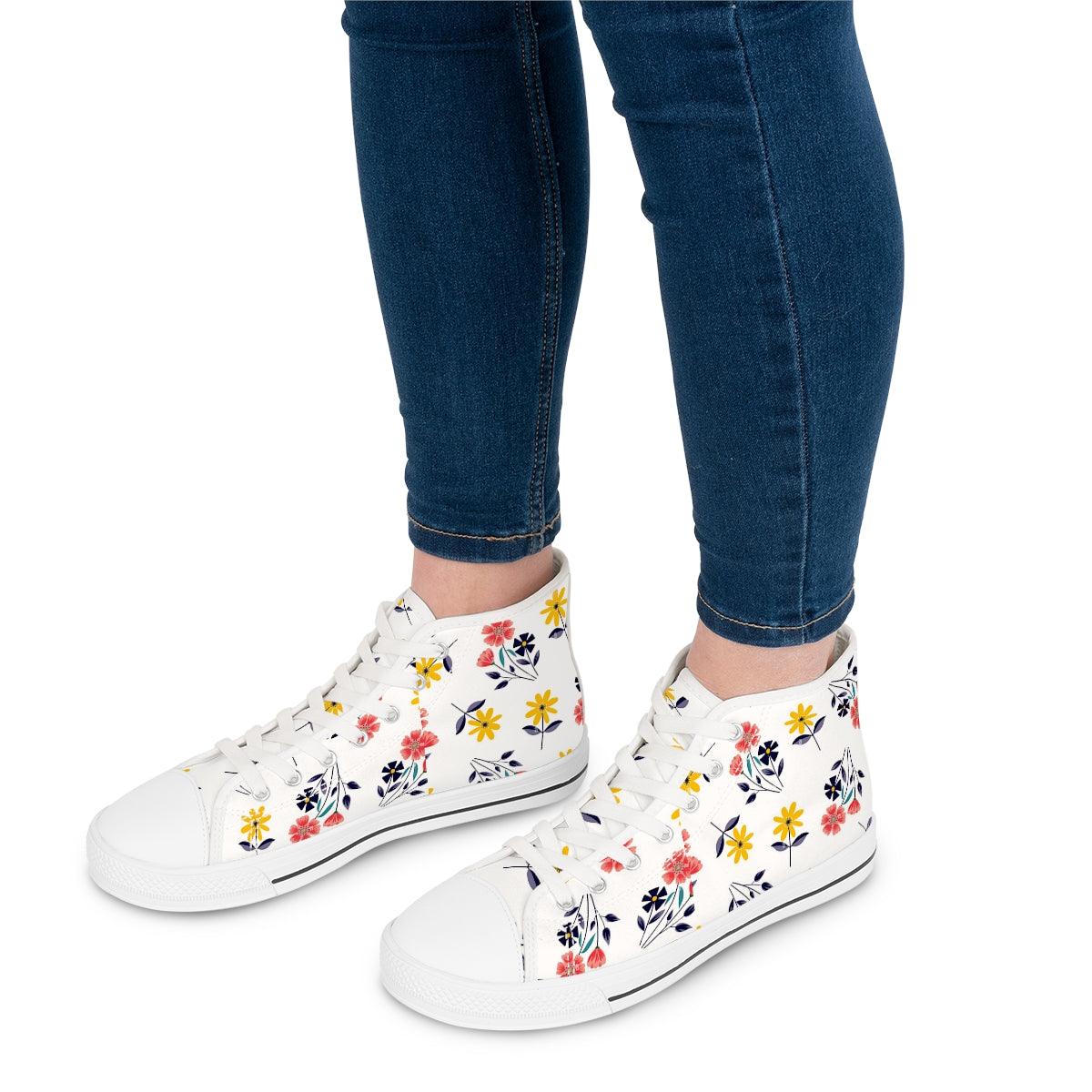 Women's High Top Sneakers - Raee-Industries