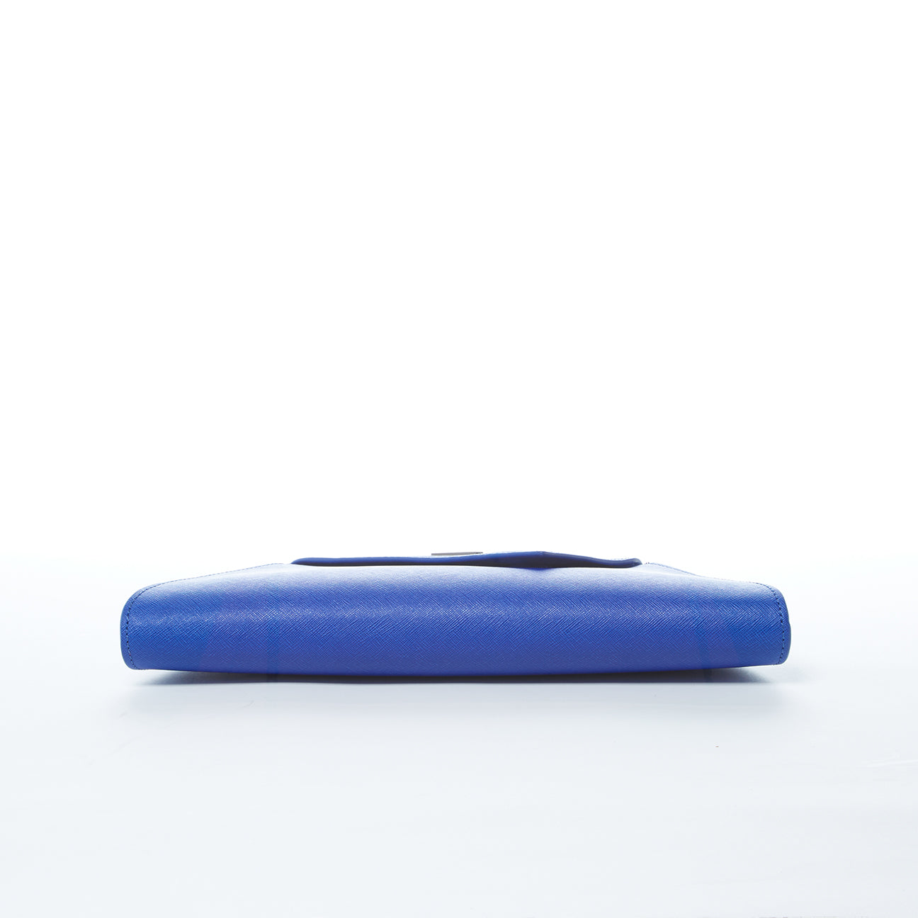 Angelica Cobalt Blue Leather Clutch Bag