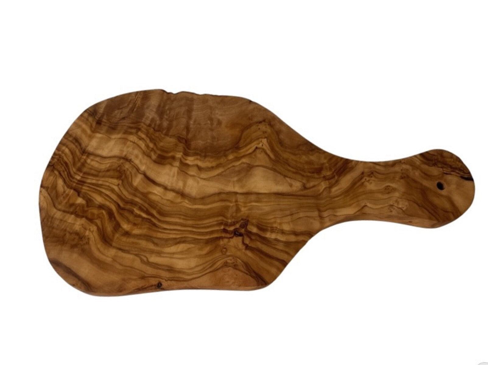 Original Olive Wood Cutting Board with Handle - Raee-Industries