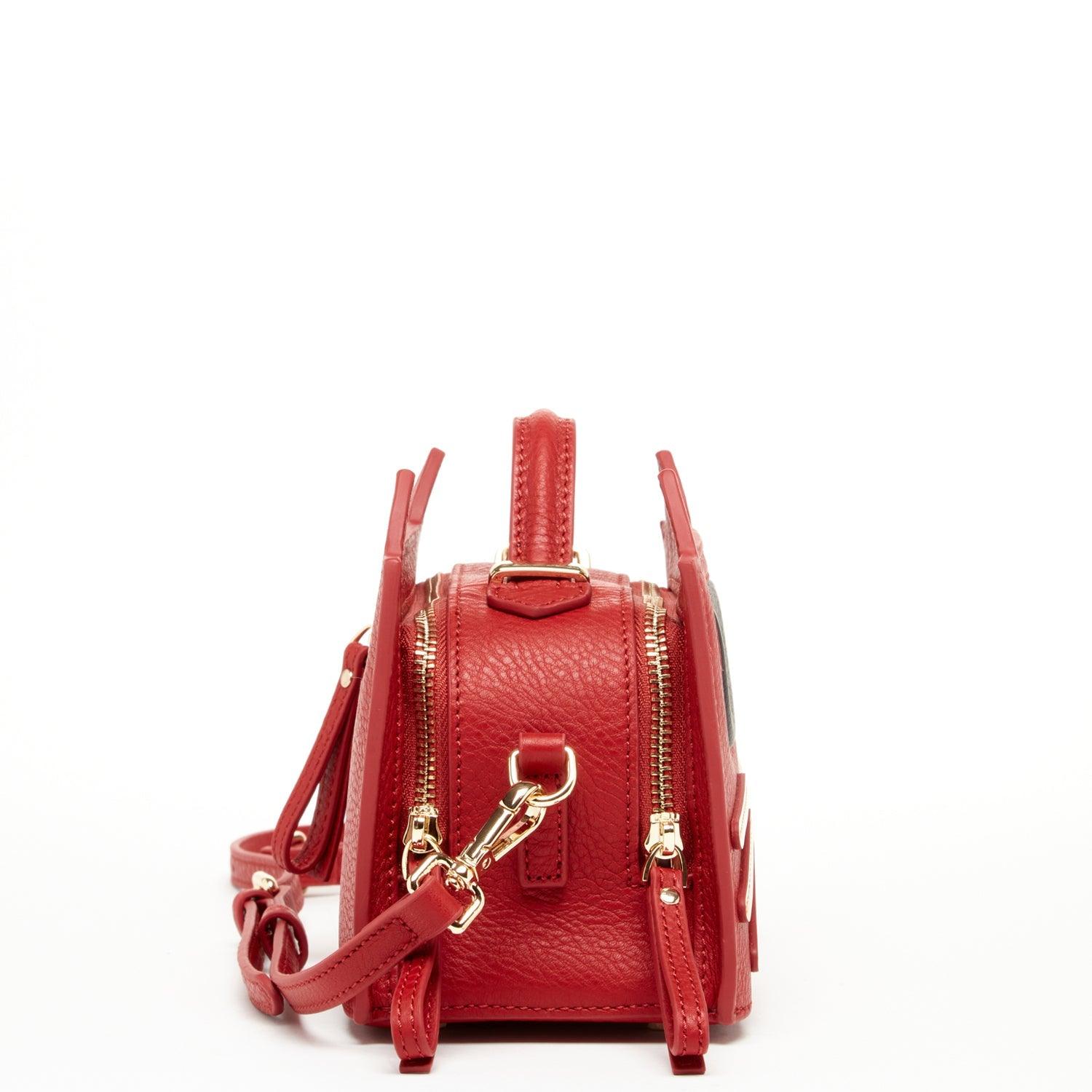 Leather Cat Bag Red Crossbody - Raee-Industries